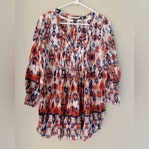 BeachLunchLounge V Neck Top Sz M